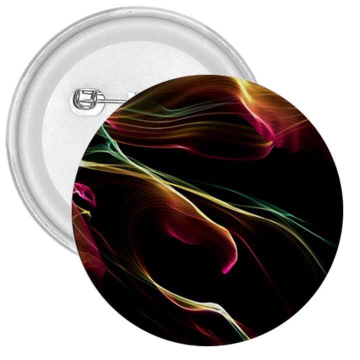 Glowing, Colorful  Abstract Lines 3  Buttons