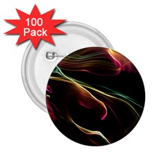 Glowing, Colorful  Abstract Lines 2 25  Buttons (100 Pack) 