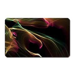 Glowing, Colorful  Abstract Lines Magnet (rectangular) by FantasyWorld7