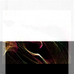 Glowing, Colorful  Abstract Lines Rectangular Jigsaw Puzzl