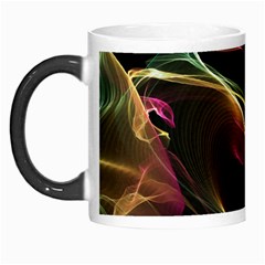 Glowing, Colorful  Abstract Lines Morph Mugs