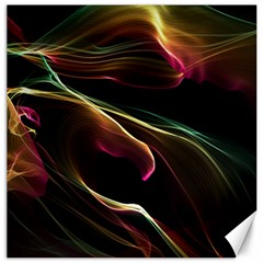 Glowing, Colorful  Abstract Lines Canvas 20  X 20  