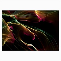 Glowing, Colorful  Abstract Lines Large Glasses Cloth (2-side)