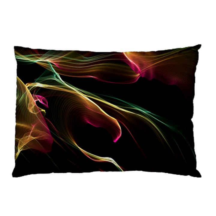 Glowing, Colorful  Abstract Lines Pillow Cases