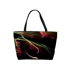 Glowing, Colorful  Abstract Lines Shoulder Handbags