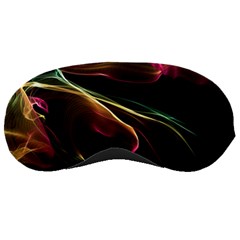 Glowing, Colorful  Abstract Lines Sleeping Masks