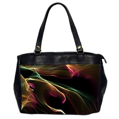 Glowing, Colorful  Abstract Lines Office Handbags (2 Sides) 