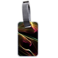 Glowing, Colorful  Abstract Lines Luggage Tags (two Sides)