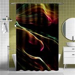 Glowing, Colorful  Abstract Lines Shower Curtain 48  x 72  (Small)  Curtain(48  X 72 ) - 42.18 x64.8  Curtain(48  X 72 )