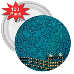 Wonderful Decorative Design With Floral Elements 3  Buttons (100 Pack) 