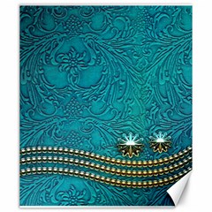 Wonderful Decorative Design With Floral Elements Canvas 20  X 24  