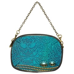 Wonderful Decorative Design With Floral Elements Chain Purses (one Side) 