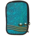 Wonderful Decorative Design With Floral Elements Compact Camera Cases Front