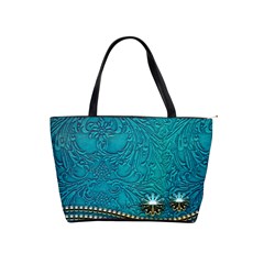 Wonderful Decorative Design With Floral Elements Shoulder Handbags