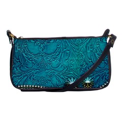 Wonderful Decorative Design With Floral Elements Shoulder Clutch Bags