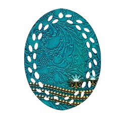 Wonderful Decorative Design With Floral Elements Ornament (oval Filigree) 