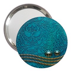 Wonderful Decorative Design With Floral Elements 3  Handbag Mirrors