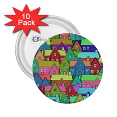 House 001 2 25  Buttons (10 Pack) 