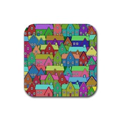 House 001 Rubber Coaster (square) 