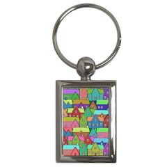 House 001 Key Chains (rectangle) 