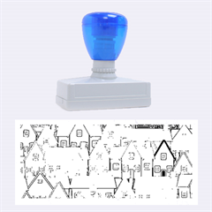 House 001 Rubber Stamps (large) by JAMFoto