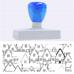 House 001 Rubber Address Stamps (xl) by JAMFoto