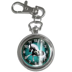 Beautiful Horse With Water Splash  Key Chain Watches by FantasyWorld7