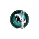 Beautiful Horse With Water Splash  Golf Ball Marker Front