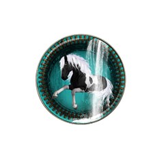 Beautiful Horse With Water Splash  Hat Clip Ball Marker (4 Pack)