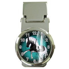 Beautiful Horse With Water Splash  Money Clip Watches