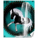 Beautiful Horse With Water Splash  Canvas 8  x 10  8.15 x9.66  Canvas - 1