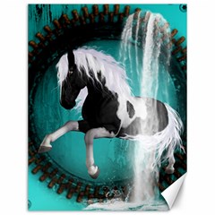 Beautiful Horse With Water Splash  Canvas 12  X 16  