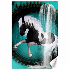 Beautiful Horse With Water Splash  Canvas 20  X 30  