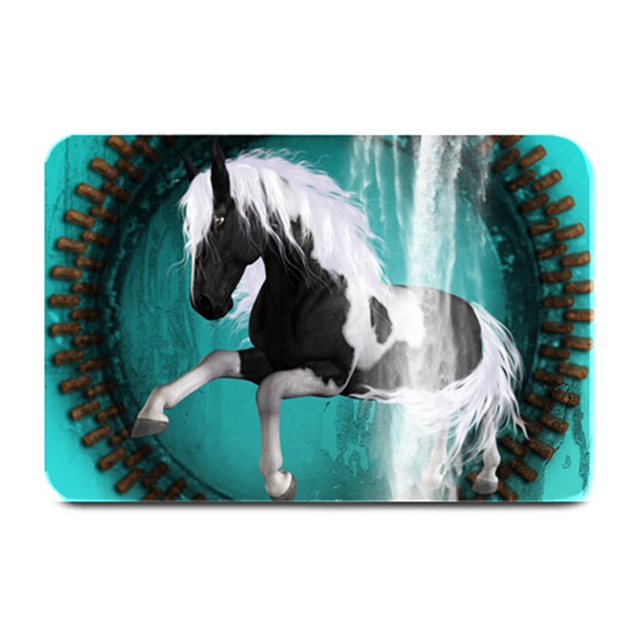 Beautiful Horse With Water Splash  Plate Mats