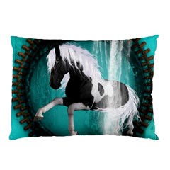 Beautiful Horse With Water Splash  Pillow Cases