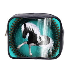 Beautiful Horse With Water Splash  Mini Toiletries Bag 2-side by FantasyWorld7