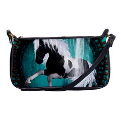 Beautiful Horse With Water Splash  Shoulder Clutch Bags