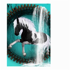 Beautiful Horse With Water Splash  Small Garden Flag (two Sides)