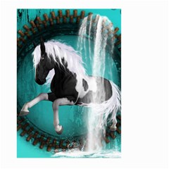 Beautiful Horse With Water Splash  Large Garden Flag (two Sides)