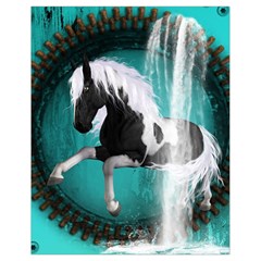 Beautiful Horse With Water Splash  Drawstring Bag (small) by FantasyWorld7