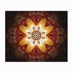 Elegant, Decorative Kaleidoskop In Gold And Red Small Glasses Cloth (2-side)