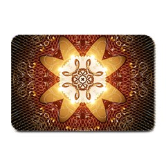 Elegant, Decorative Kaleidoskop In Gold And Red Plate Mats