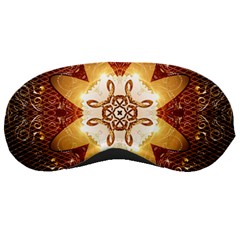 Elegant, Decorative Kaleidoskop In Gold And Red Sleeping Masks