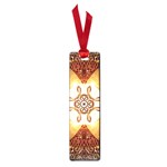 Elegant, Decorative Kaleidoskop In Gold And Red Small Book Marks Front