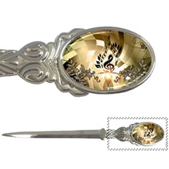 Clef With  And Floral Elements Letter Openers