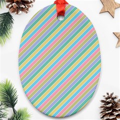 Stripes 2015 0401 Ornament (oval) 