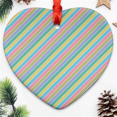 Stripes 2015 0401 Ornament (heart) 