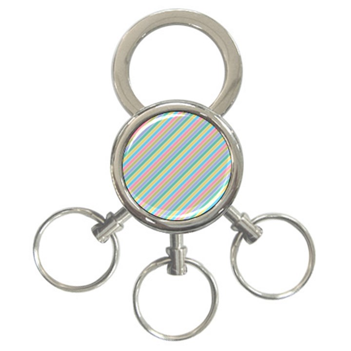 Stripes 2015 0401 3-Ring Key Chains