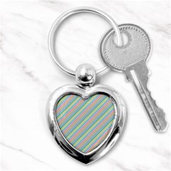 Stripes 2015 0401 Key Chains (heart)  by JAMFoto