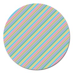 Stripes 2015 0401 Magnet 5  (round) by JAMFoto